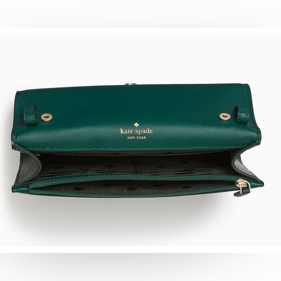 HOST PICK! KATE SPADE NWT Beautiful Green Crossbody Bag & Comes with Dust Bag! - Picture 3 of 7